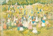Maurice Prendergast May Day Central Park Spain oil painting artist